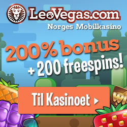 LeoVegas - Norges mobilcasino